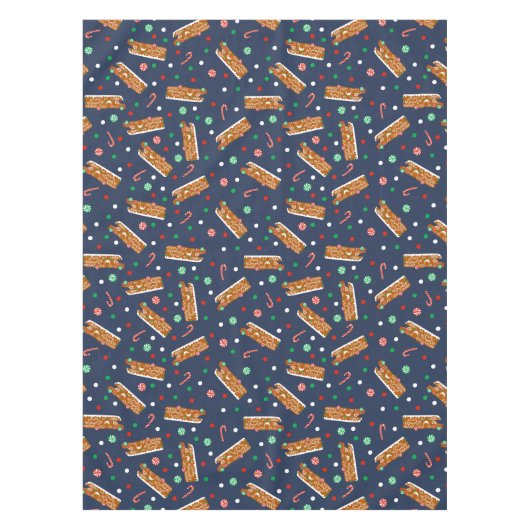 Gingerbread RVs Klasse C Camper Weihnachten Tischdecke (Vorderseite)