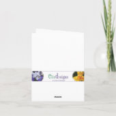 Gingerbread Santa Card Feiertagskarte (Rückseite)