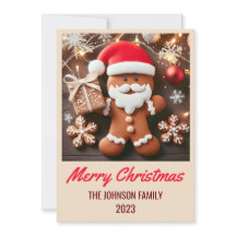 Gingerbread Santa Claus - Frohe Weihnachten