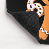 Gingerbread Santa With Sungles Holding 67 Cookies  Mousepad (Ecke)