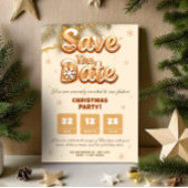 Gingerbread Save the Date Christmas Winter Party Einladung