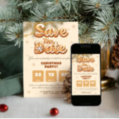 Gingerbread Save the Date Christmas Winter Party Einladung