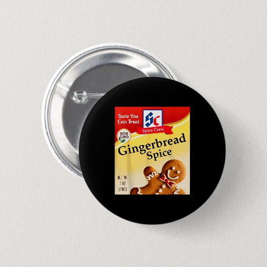Gingerbread Sce Condiment Sce Costumes Group Match Button (Vorne & Hinten)