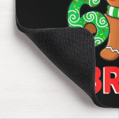 Gingerbread Six Seven 67 Bruh 6 7 Christmas Girl B Mousepad (Ecke)