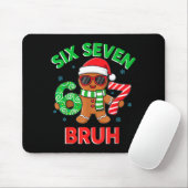 Gingerbread Six Seven 67 Bruh 6 7 Christmas Girl B Mousepad (Mit Mouse)