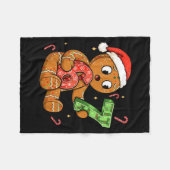 Gingerbread Six Seven 67 Meme 6 7 Funny Christmas  Fleecedecke (Vorderseite (Horizontal))