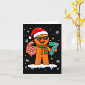 Gingerbread Six Seven 67 Meme 6 7 Funny Christmas Karte (Gelbe Blume)