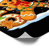 Gingerbread Six Seven 67 Meme 6 7 Funny Christmas  Poster (Ecke)