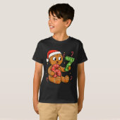 Gingerbread Six Seven 67 Meme 6 7 Funny Christmas T-Shirt (Vorne ganz)