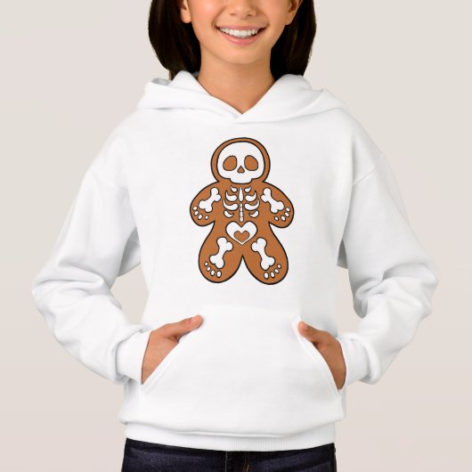 Gingerbread Skeleton Man Hoodie (Vorderseite)