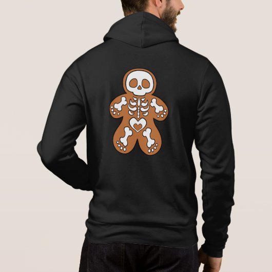 Gingerbread Skeleton Man Hoodie (Rückseite)