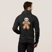 Gingerbread Skeleton Man Hoodie (Schwarz voll)