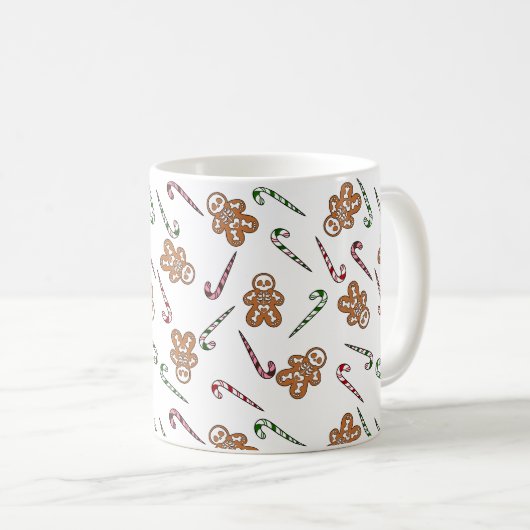 Gingerbread Skeleton Man Kaffeetasse (VorderseiteRechts)