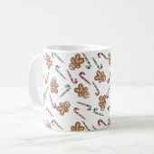 Gingerbread Skeleton Man Kaffeetasse (Vorderseite Links)