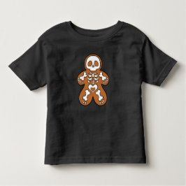 Gingerbread Skeleton Man Kleinkind T-shirt