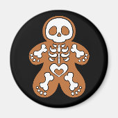 Gingerbread Skeleton Man Magnet (Vorne)