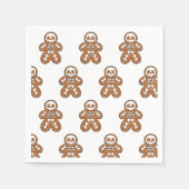 Gingerbread Skeleton Man Serviette (Vorderseite)