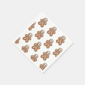 Gingerbread Skeleton Man Serviette (Ecke)