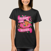 Gingerbread Sleigh Girl Nk Funny Christmas Women G T-Shirt (Vorderseite)