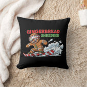 Gingerbread Snowboarder Kissen (Decke)