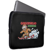 Gingerbread Snowboarder Laptopschutzhülle (Vorne Rechts)
