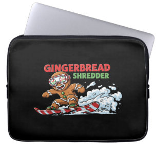 Gingerbread Snowboarder Laptopschutzhülle