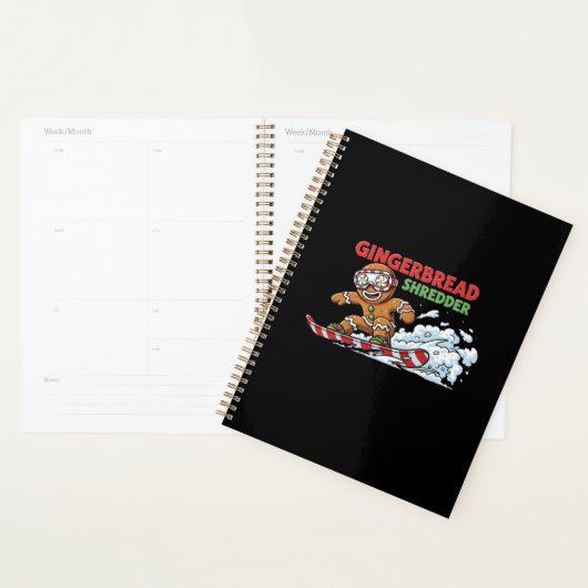Gingerbread Snowboarder Planer (Anzeige)