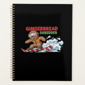 Gingerbread Snowboarder Planer (Vorderseite)