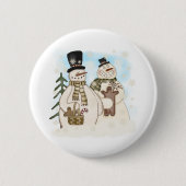 GINGERBREAD SNOWMAN BUTTON (Vorderseite)