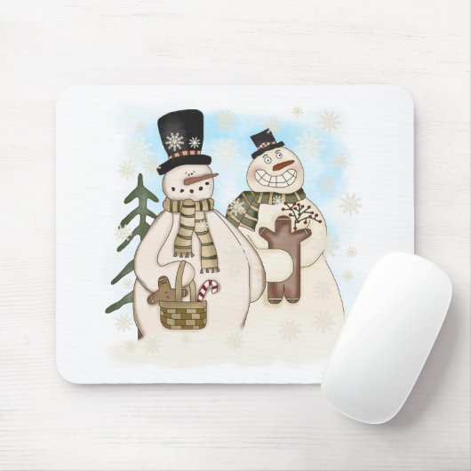 GINGERBREAD SNOWMAN MOUSEPAD (Mit Mouse)