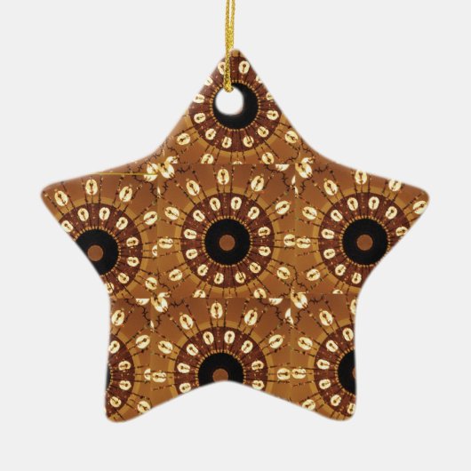 'Gingerbread' Star Ornament (Vorne)