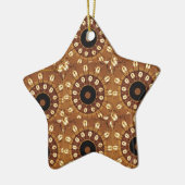 'Gingerbread' Star Ornament (Links)
