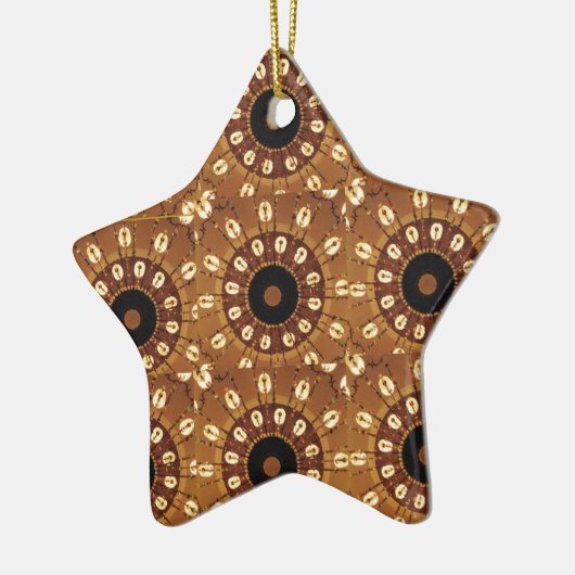 'Gingerbread' Star Ornament (Links)