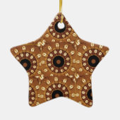 'Gingerbread' Star Ornament (Hinten)