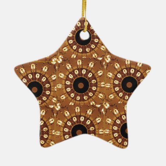 'Gingerbread' Star Ornament (Hinten)