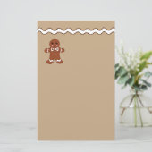 Gingerbread Stationery Briefpapier (Stehend Vorderseite)