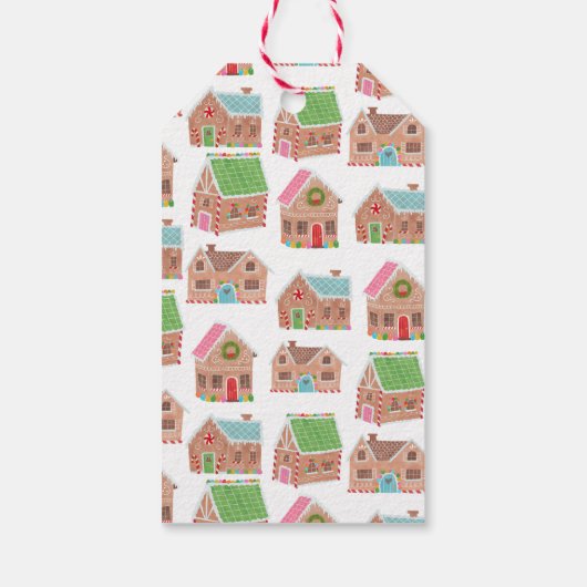 Gingerbread Street Geschenkanhänger (Rückseite)