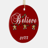 Gingerbread String Glaube Keepake Ornament (Rechts)