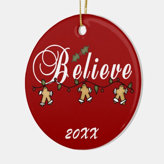 Gingerbread String Glaube Keepake Ornament (Links)