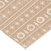 Gingerbread Stripe Kurzer Tischläufer (Ecke)