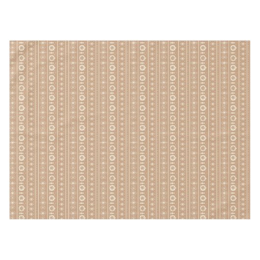 Gingerbread Stripe Tischdecke (Vorderseite (Horizontal))