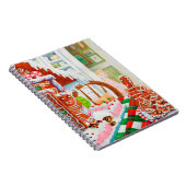 GINGERBREAD SURPRISE 6.5x8.75 Spiral-Notebook Notizblock (Rechte Seite)