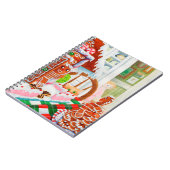 GINGERBREAD SURPRISE 6.5x8.75 Spiral-Notebook Notizblock (Linke Seite)