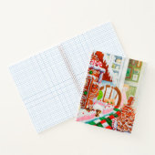 GINGERBREAD SURPRISE 8.5x11 Spiral-Notebook Notizblock (Innenseite)