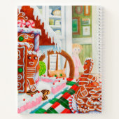 GINGERBREAD SURPRISE 8.5x11 Spiral-Notebook Notizblock (Rückseite)