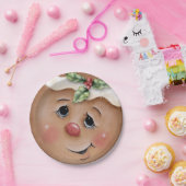 Gingerbread Süsse Frohe Weihnachten Pappteller (Party)