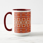 GINGERBREAD Tall Maroon Combo Tasse (Links)
