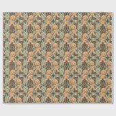 Gingerbread Tennis Grand Slam 🎾 🎄 Geschenkpapier (Flach)