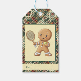 Gingerbread Tennis Grand Slam 🎾 Sondertext 🎄 Geschenkanhänger