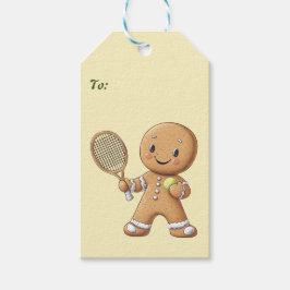 Gingerbread Tennis Grand Slam 🎾 Sondertext 🎄 Geschenkanhänger